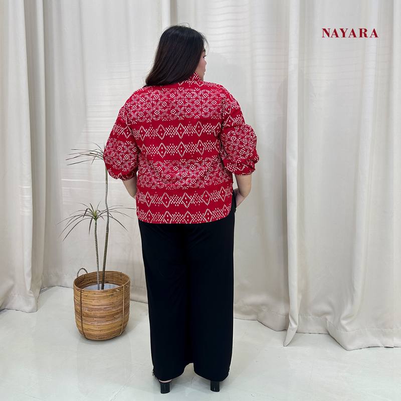 Nayara Blouse Batik Bigsize Jumbo Mataya